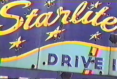 Starlite Drive-In Theatre - Sign Close Up From Darryl Burgess